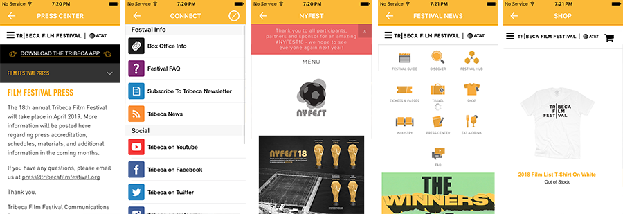 Tribeca App Connect Features